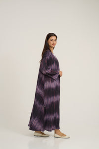 Printed Light Crepe Abaya