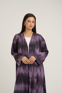 Printed Light Crepe Abaya