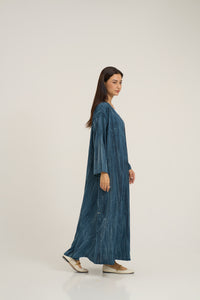 Printed Light Crepe Abaya