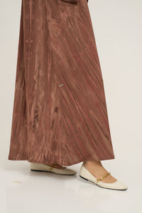 Printed Light Crepe Abaya