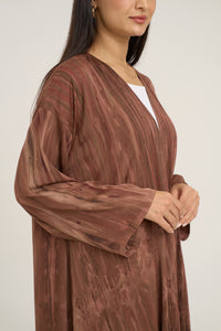 Printed Light Crepe Abaya