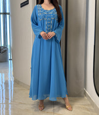 2 Pc Chiffon Handmade Embroidery