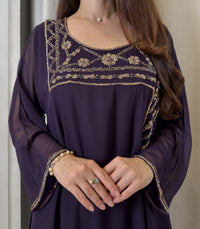 2 Pc Chiffon Handmade Embroidery