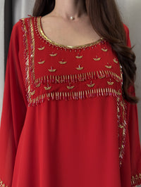 2 Pc Chiffon Handmade Embroidery