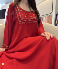 2 Pc Chiffon Handmade Embroidery