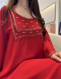 2 Pc Chiffon Handmade Embroidery