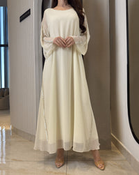 2 Pc Chiffon Handmade Embroidery