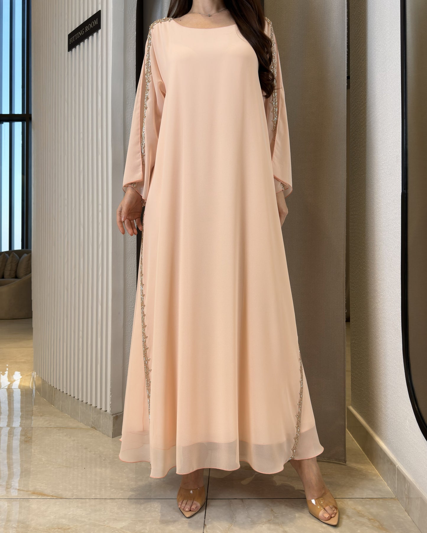 2 Pc Chiffon Handmade Embroidery