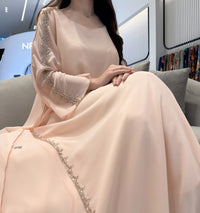 2 Pc Chiffon Handmade Embroidery