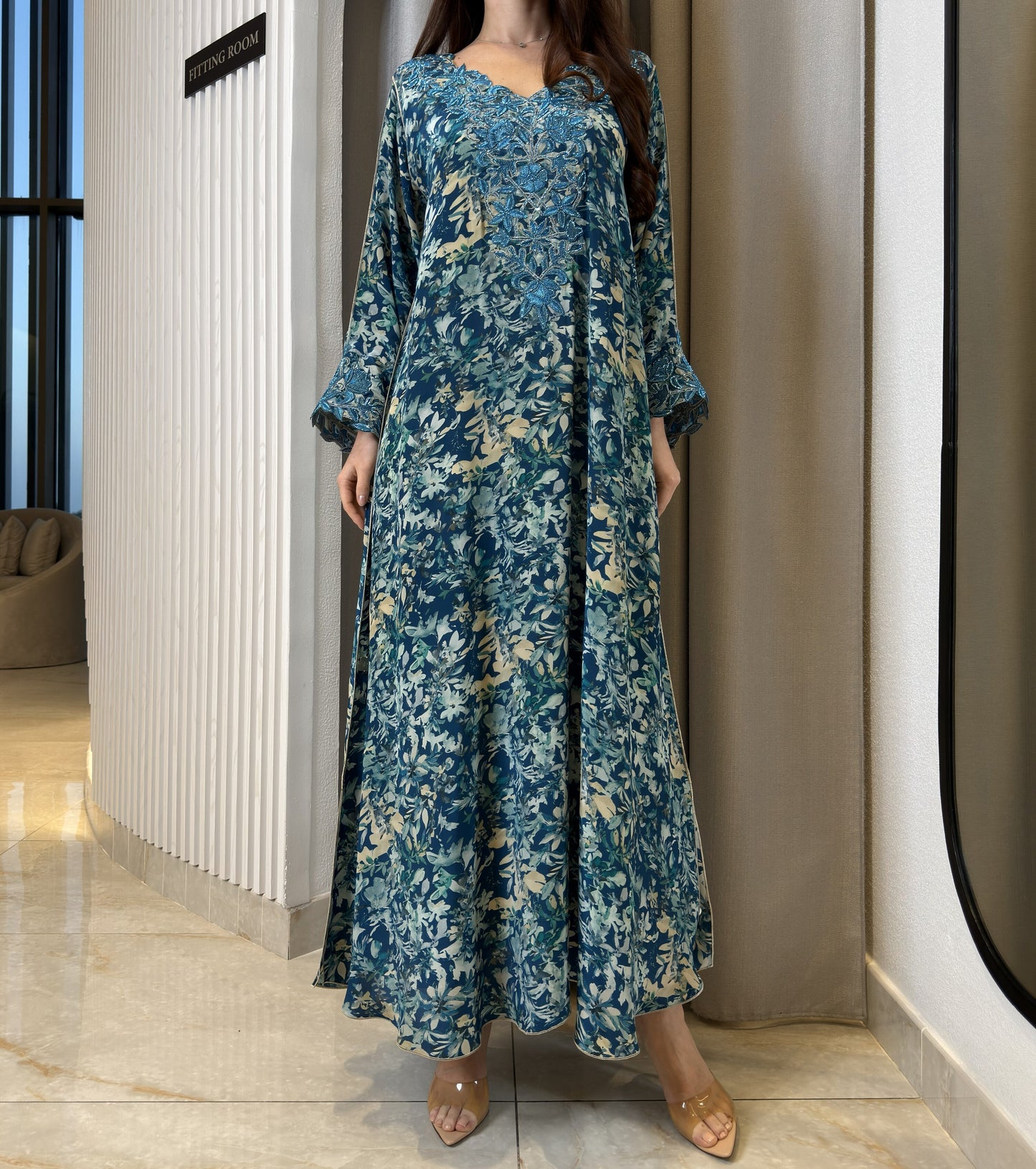 Pure Silk M5awar embroidery