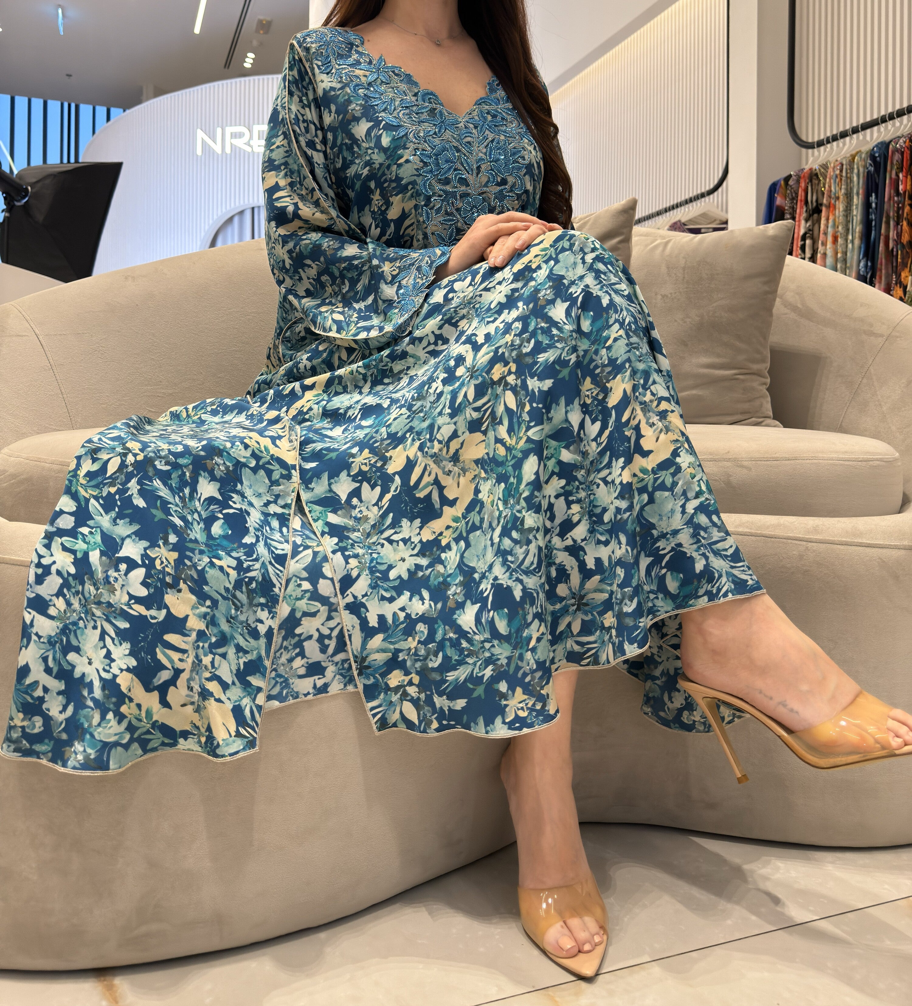Pure Silk M5awar embroidery