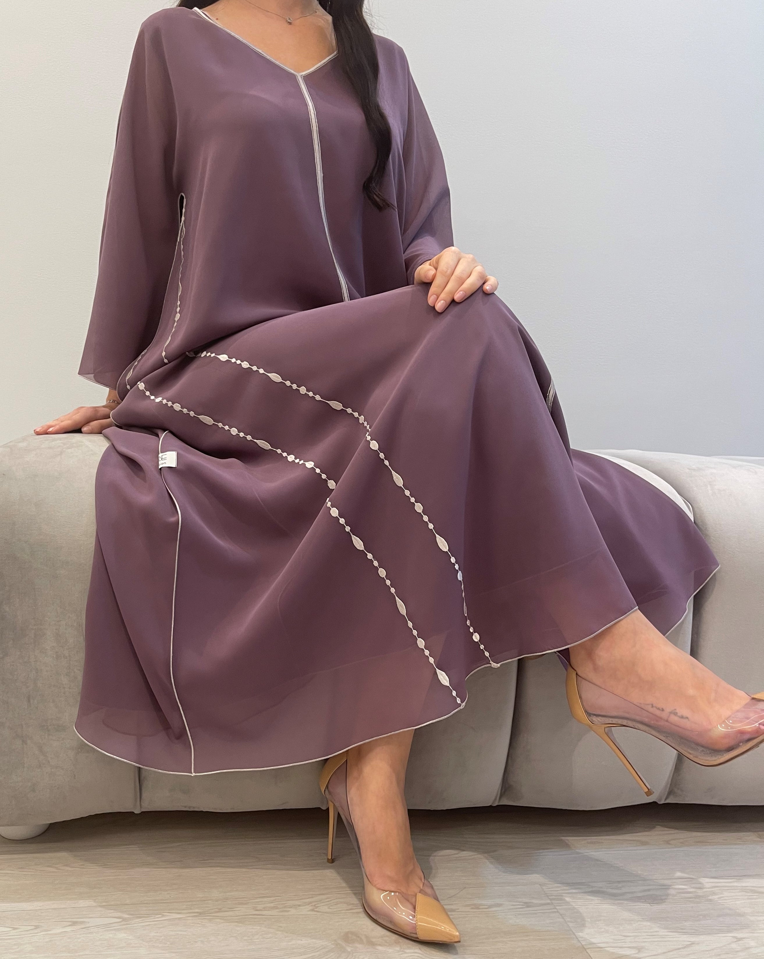 تطريز آلي من الشيفون