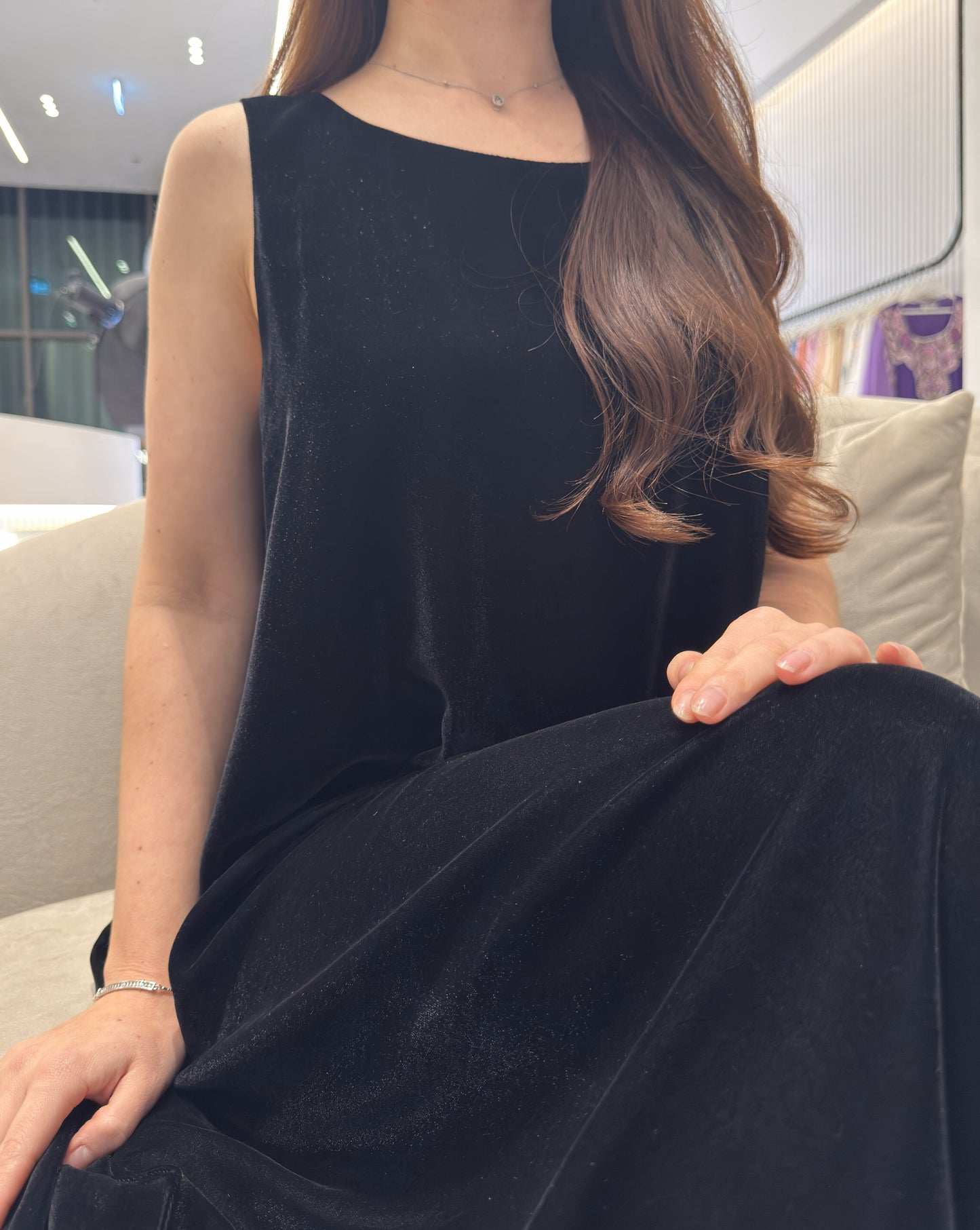 Velvet Under Abaya
