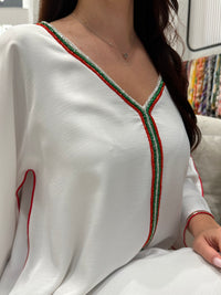 فستان من الكريب الحريري