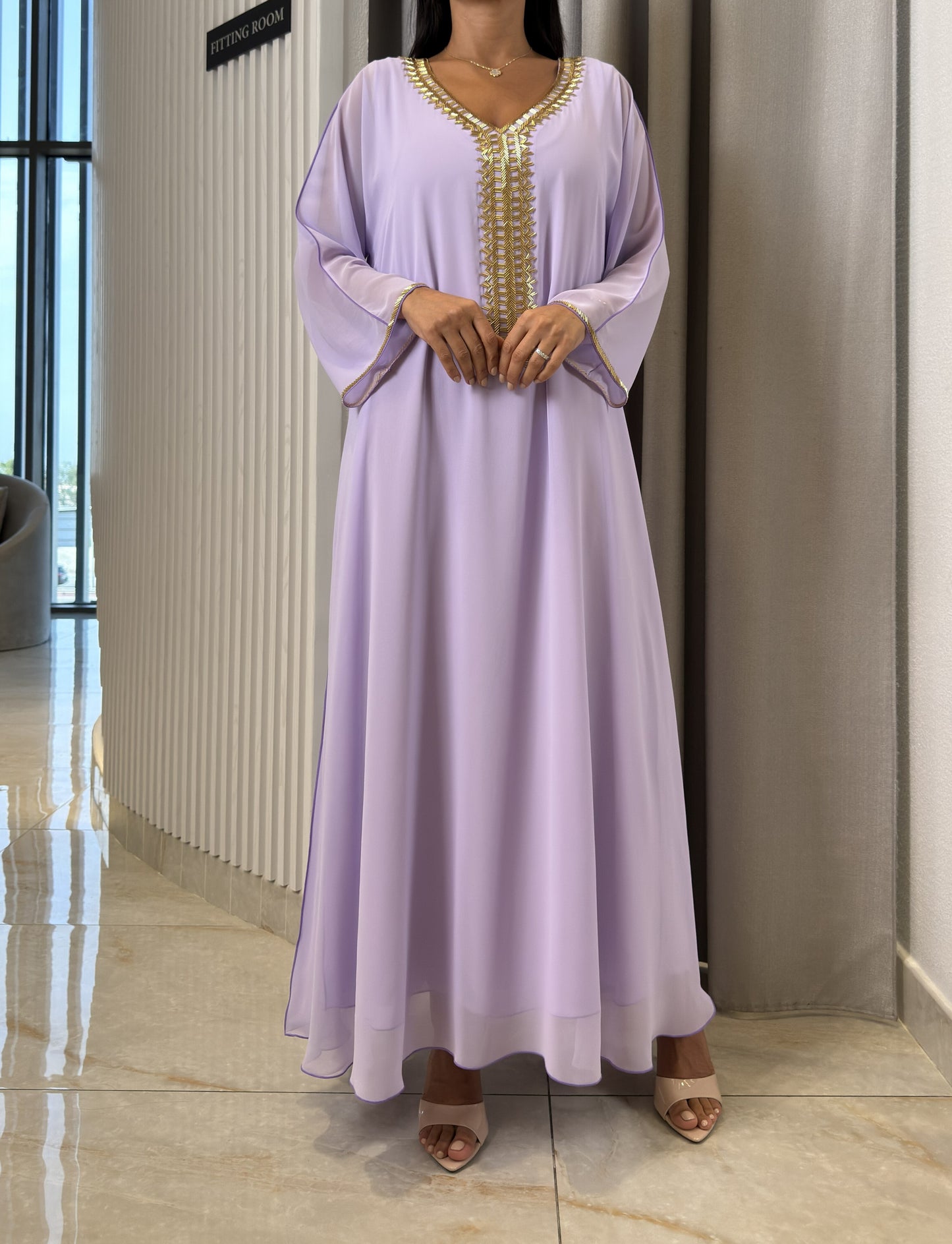 2 Pc Chiffon Handmade Embroidery