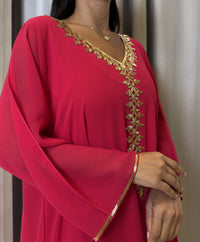 2 Pc Chiffon Handmade Embroidery