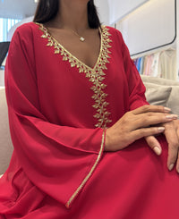 2 Pc Chiffon Handmade Embroidery