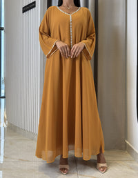 2 Pc Chiffon Handmade Embroidery