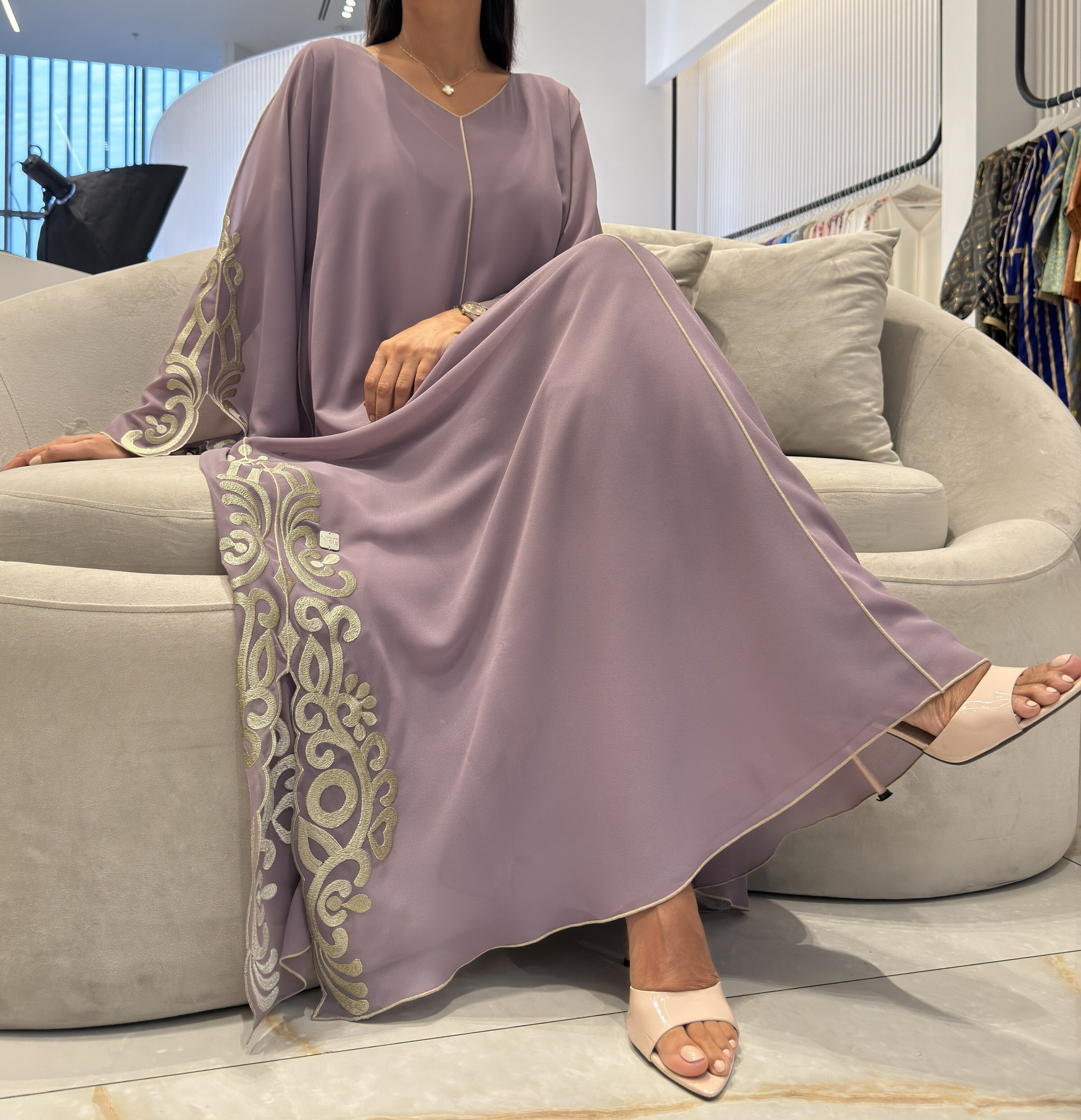 Chiffon Machine Embroidery