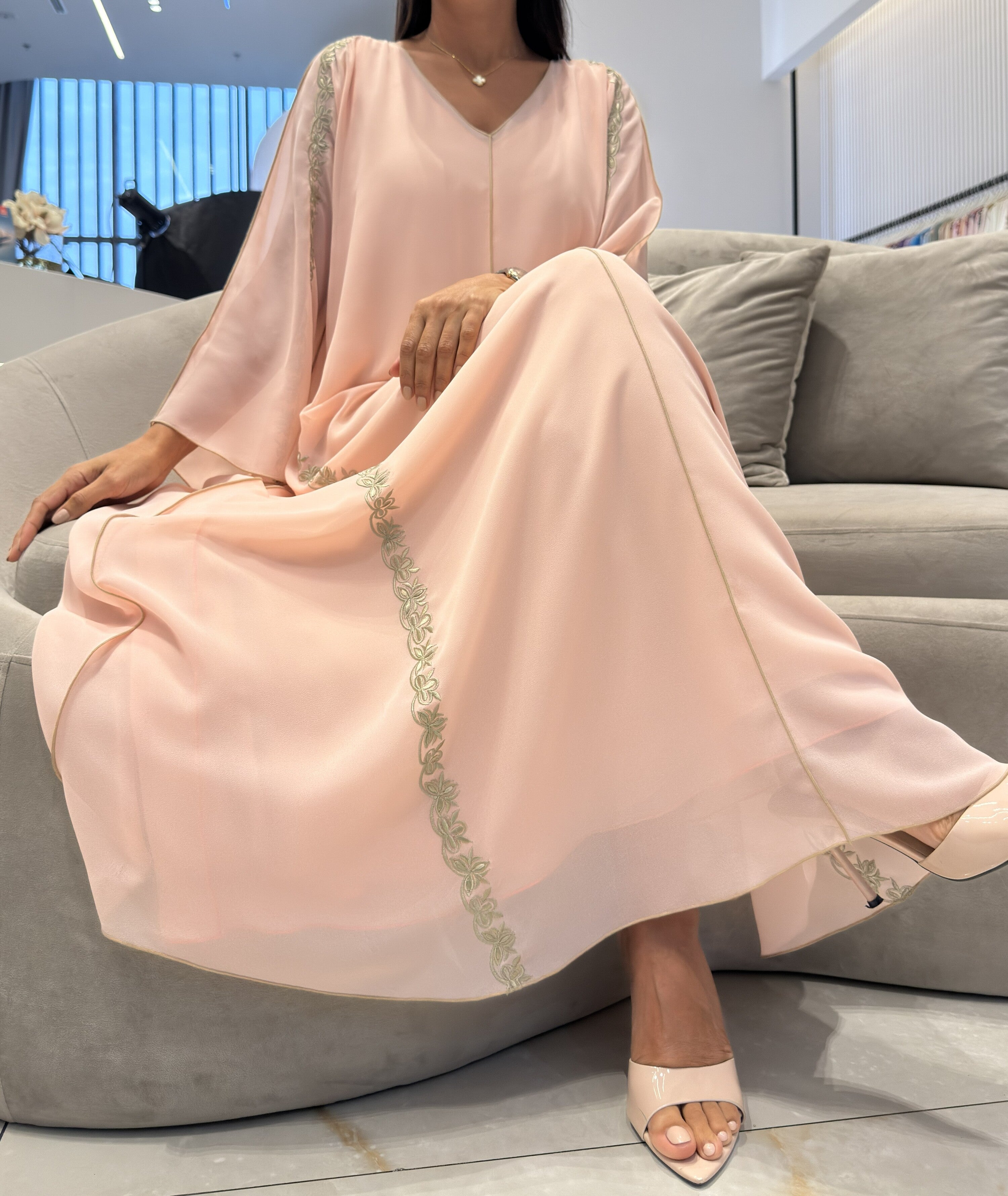 Chiffon Machine Embroidery