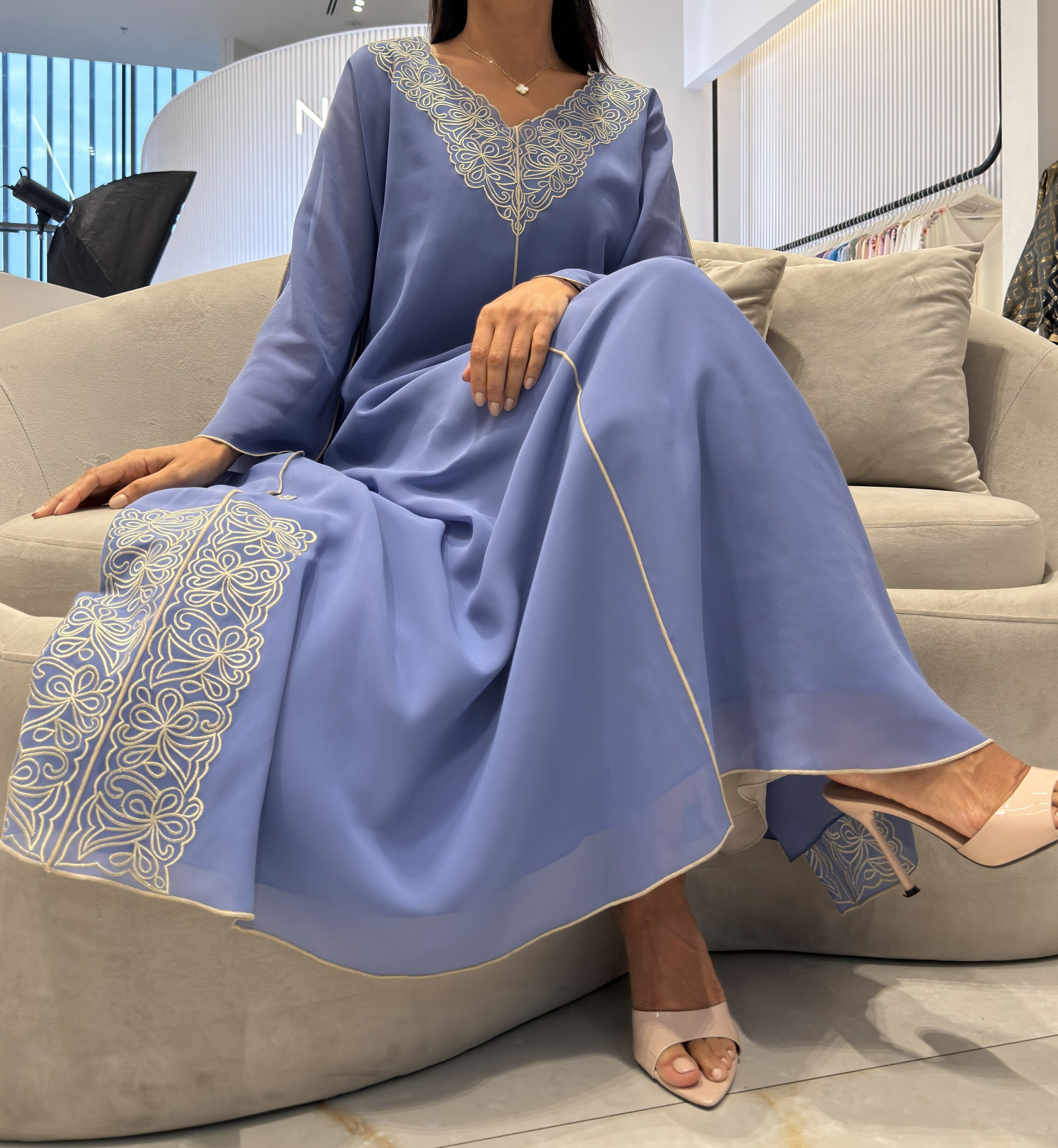 Chiffon Machine Embroidery