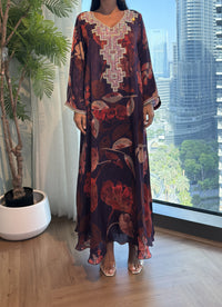 Pure Silk M5awar embroidery