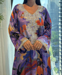 Pure Silk M5awar embroidery