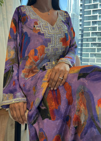 Pure Silk M5awar embroidery