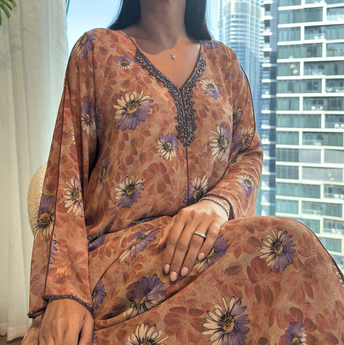 Chiffon Handmade Embroidery
