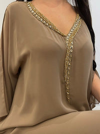 2 Pc Chiffon Handmade Embroidery