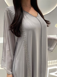 2 Pc Chiffon Handmade Embroidery