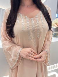 2 Pc Chiffon Handmade Embroidery
