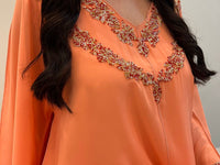 2 Pc Chiffon Handmade Embroidery