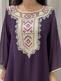 Chiffon Machine Embroidery