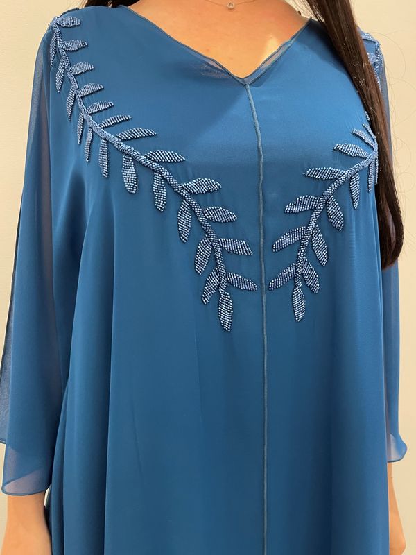 2 Pc Chiffon Handmade Embroidery
