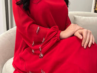 2 Pc Chiffon Handmade Embroidery