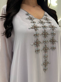 2 Pc Chiffon Handmade Embroidery