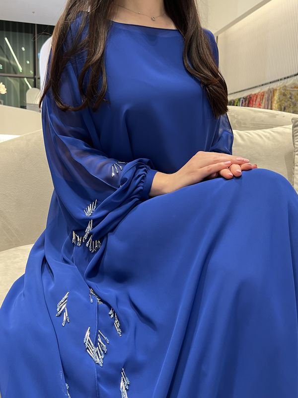 2 Pc Chiffon Handmade Embroidery
