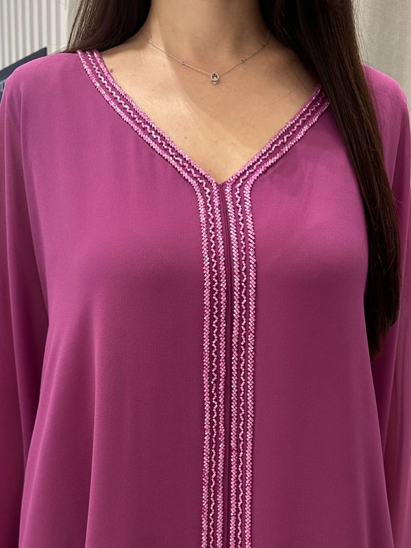 2 Pc Chiffon Handmade Embroidery