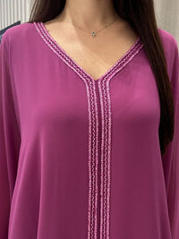 2 Pc Chiffon Handmade Embroidery
