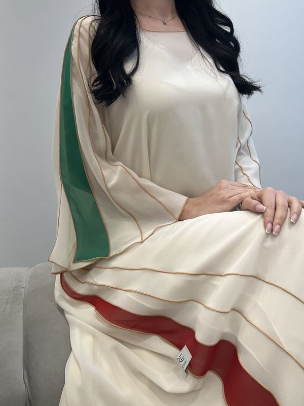 2 pc Chiffon Dress