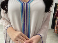 2 Pc Chiffon Handmade Embroidery