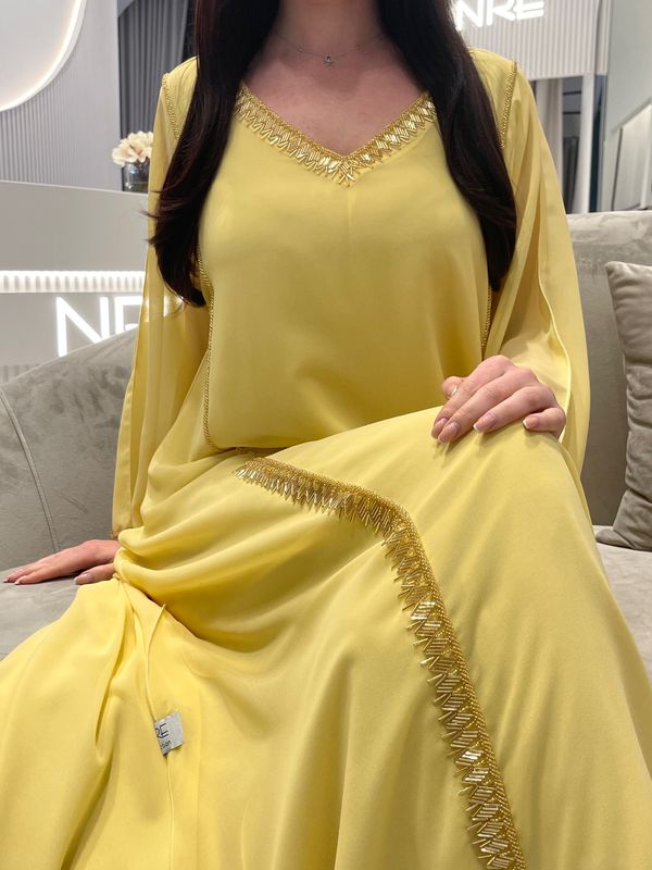 2 Pc Chiffon Handmade Embroidery