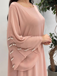 2 Pc Chiffon Handmade Embroidery
