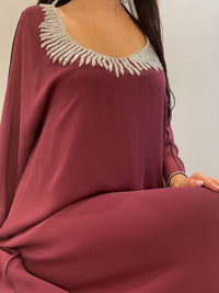 2 Pc Chiffon Handmade Embroidery