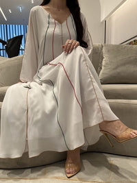 2 pc Chiffon Dress