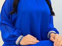 2 Pc Chiffon Handmade Embroidery