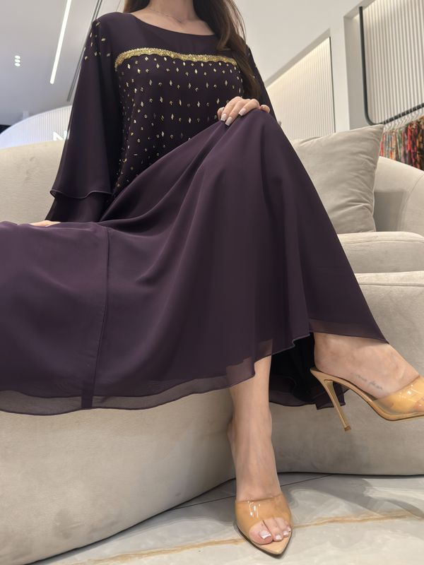 Double Chiffon Handmade Embroidery