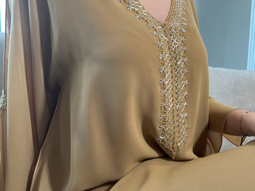 2 Pc Chiffon Handmade Embroidery