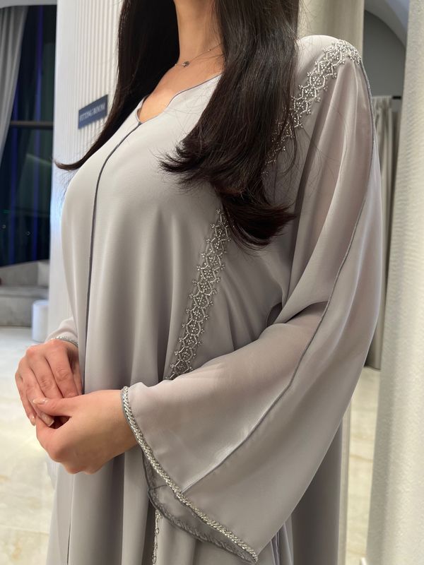 2 Pc Chiffon Handmade Embroidery